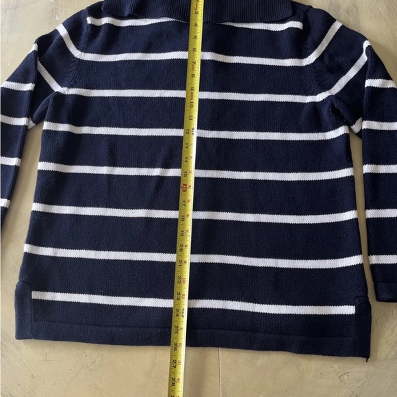 Lauren Ralph Lauren Mens Crest Striped Nautical Sweater Size L Blue Boat Sailor - Picture 5 of 8